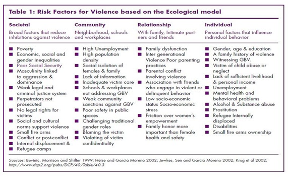 The Ecological Framework